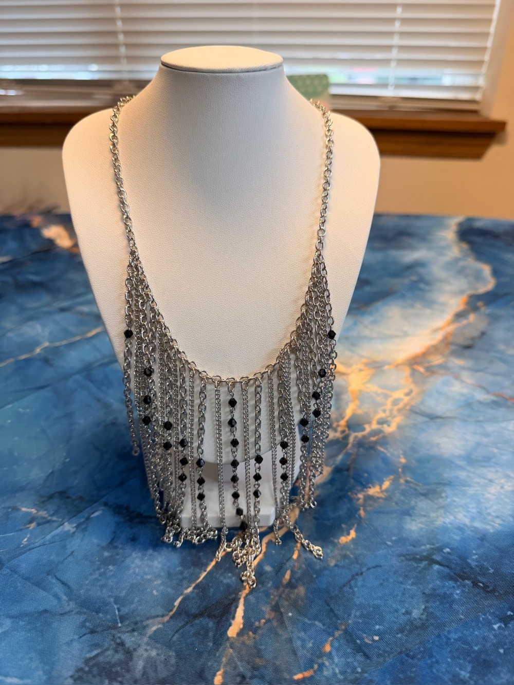 First Class Fringe Necklace and Earring set NWT